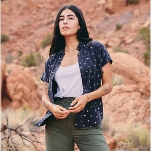 Dana Shirt in Black/White Mystic Print